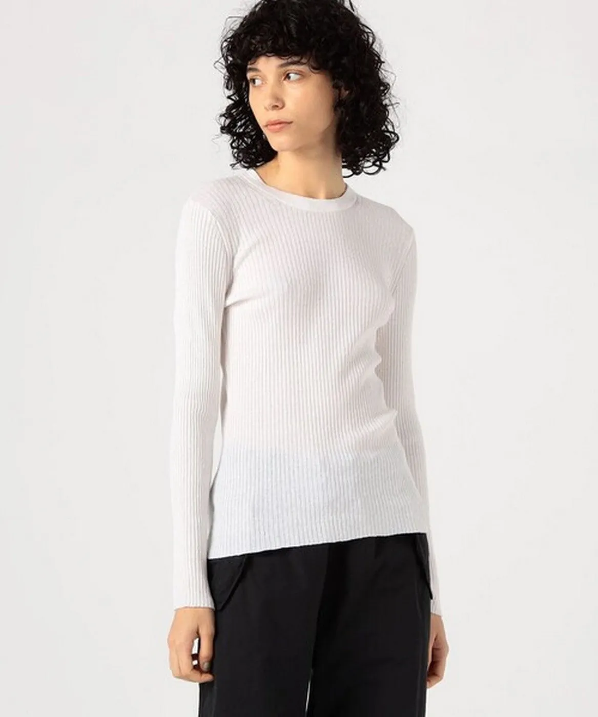 4X4 Rib Sweater Knit-Black