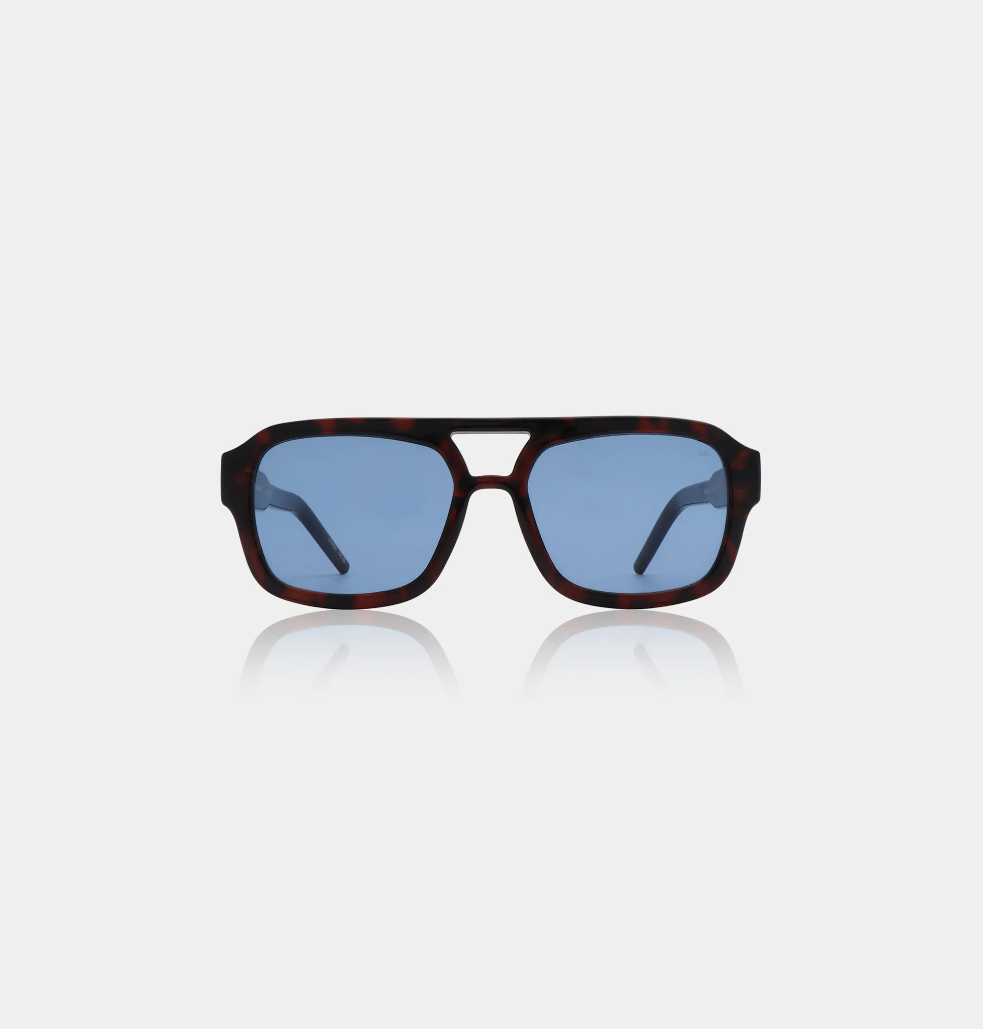 A. KJRBEDE Sunglasses Kaya - Demi Tortoise (Blue Lens)