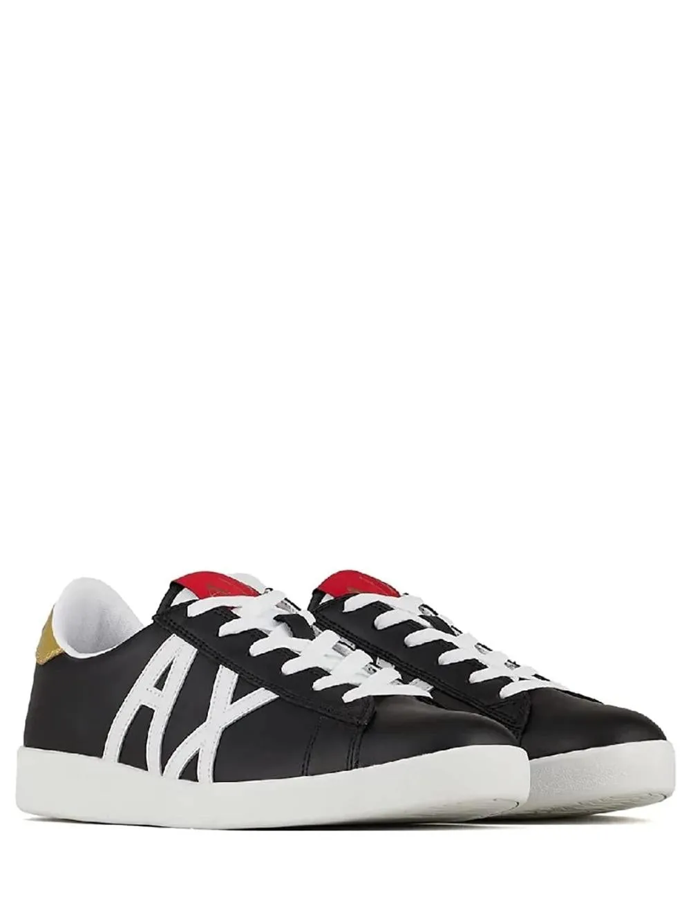 Armani Exchange Sneakers Uomo Xux016 Xcc71 Nero/Bianco/Oro