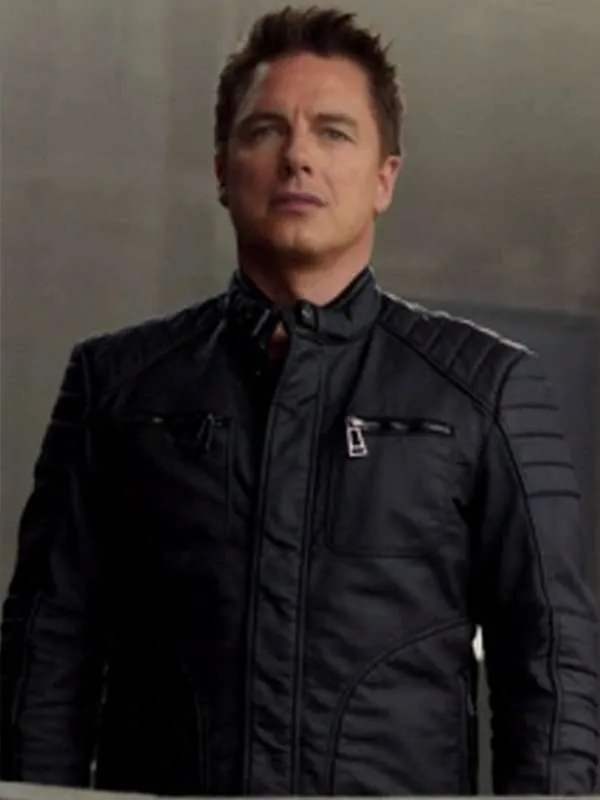 Arrow John Barrowman Leather Jacket - New American Jackets