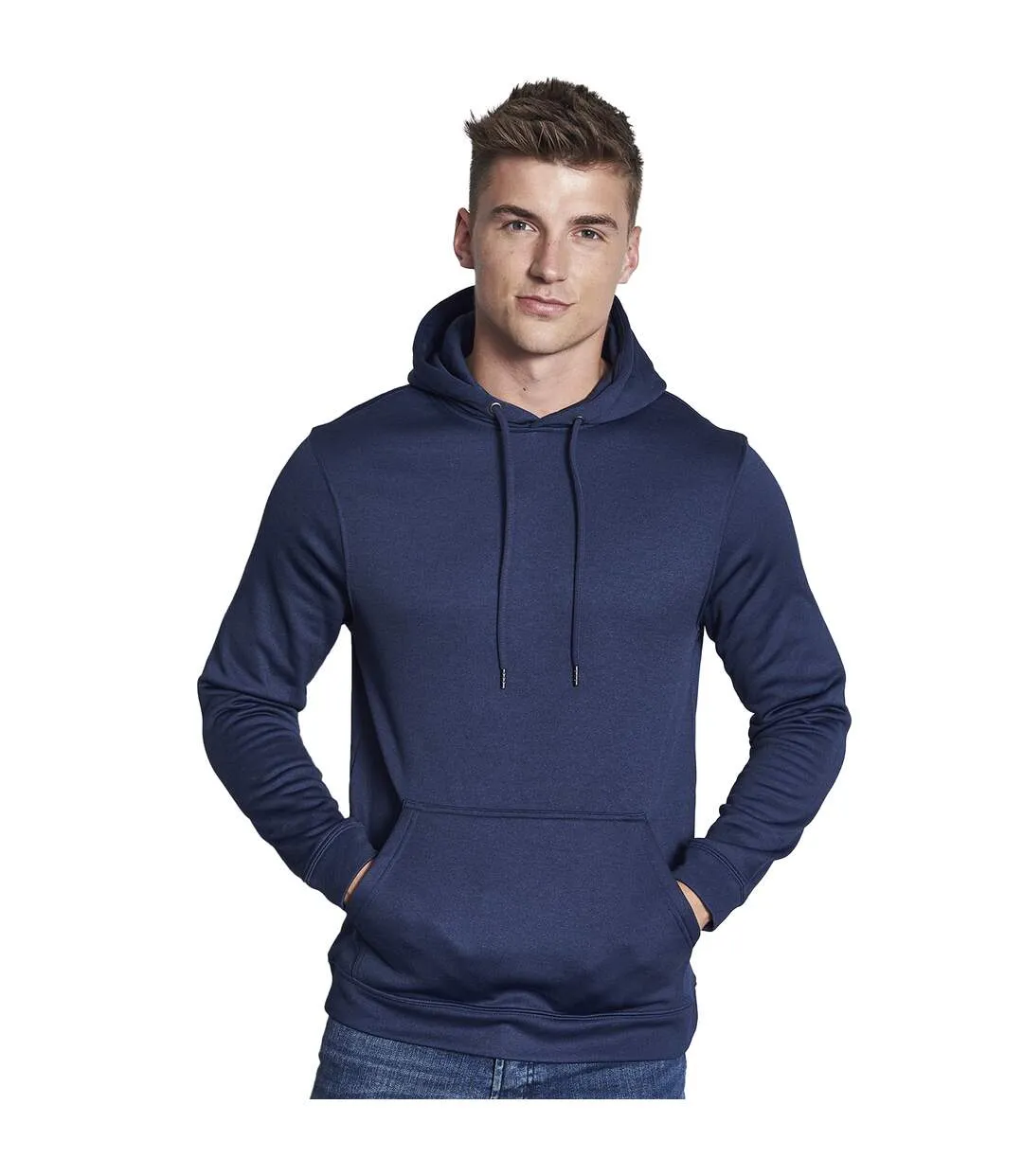 AWDis Adults Unisex Polyester Sports Hoodie (Oxford Navy) - UTPC2634