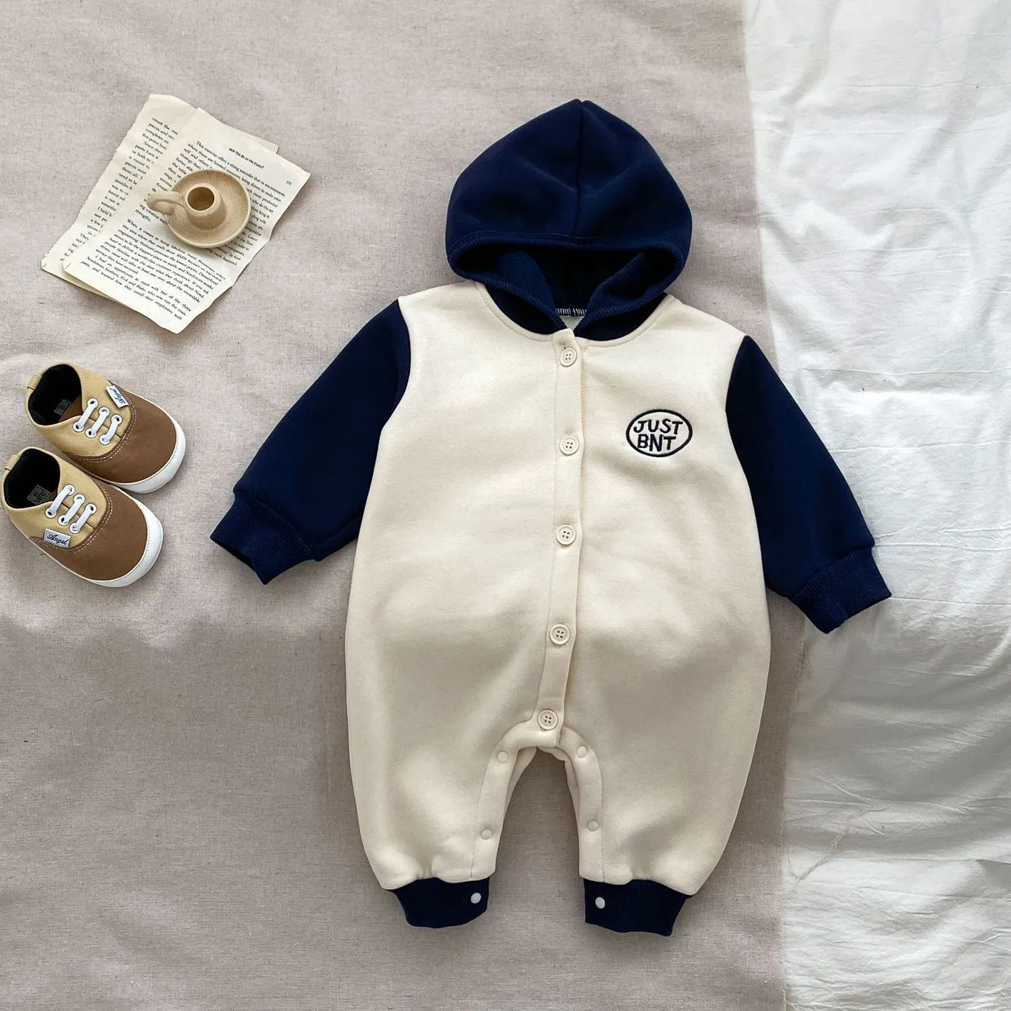 Baby Boys Color-blocking Jumpsuits Wholesale 231019139