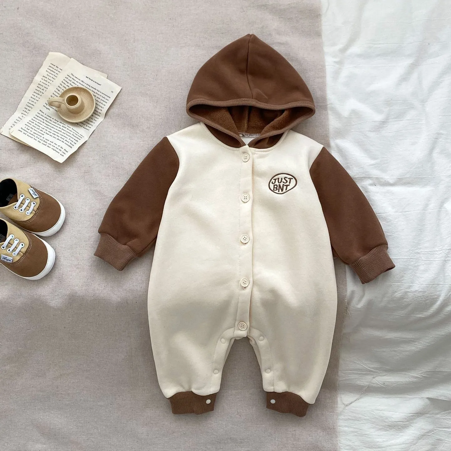 Baby Boys Color-blocking Jumpsuits Wholesale 231019139