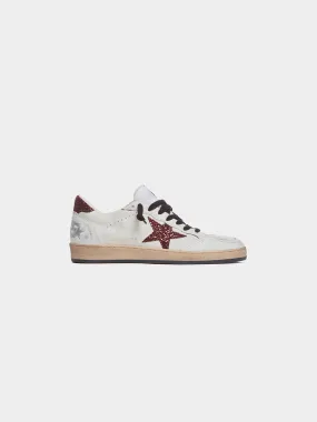 Ball Star, White / Bordeaux