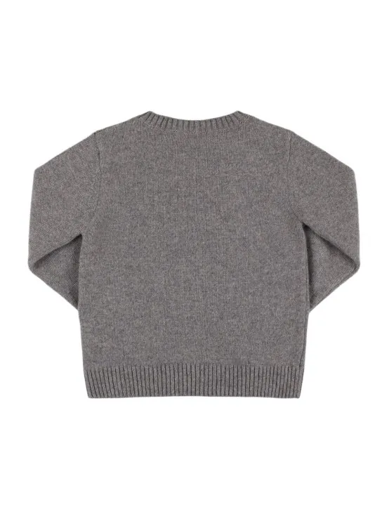 Balmain   Wool blend knit sweater 