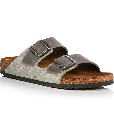 Birkenstock Arizona Womens Leather Studded Footbed Sandals