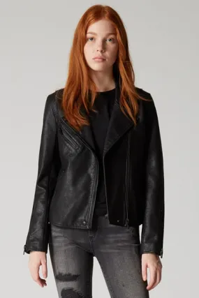 Blank NYC Vegan Moto Jacket - Onyx