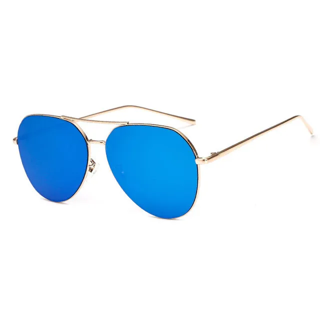 Briella Mirrored Aviator Sunglasses