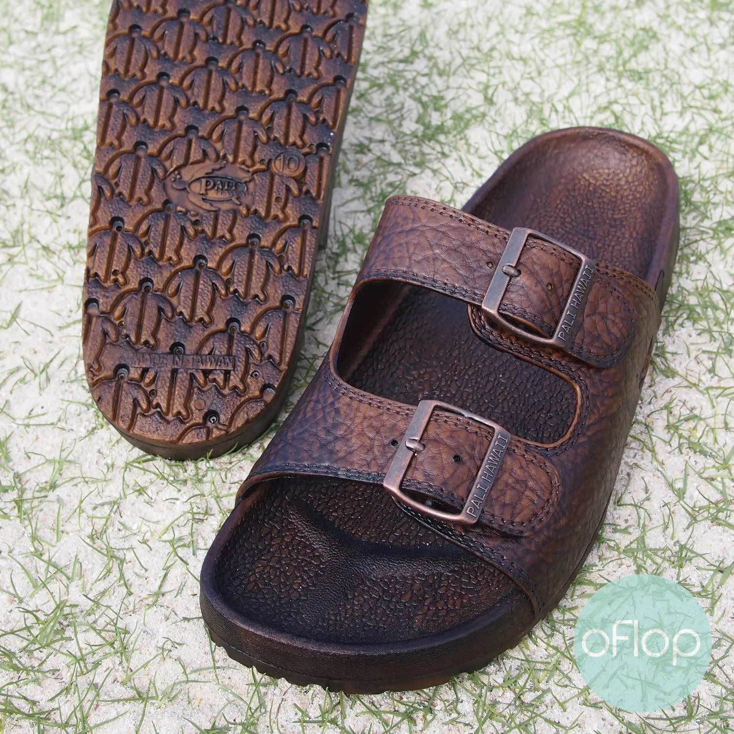 Brown Buckle Jandals ® - Pali Hawaii Hawaiian Jesus Sandals