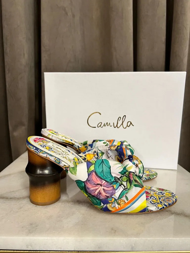 Camilla Audrey Knotted Mid Heels (BNWT) - size 38