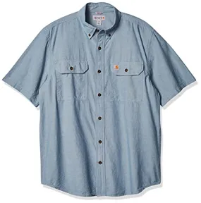 Carhartt 104369 Men's Original Fit Midweight Shirt - 3X-Large Regular - Chambray Blue