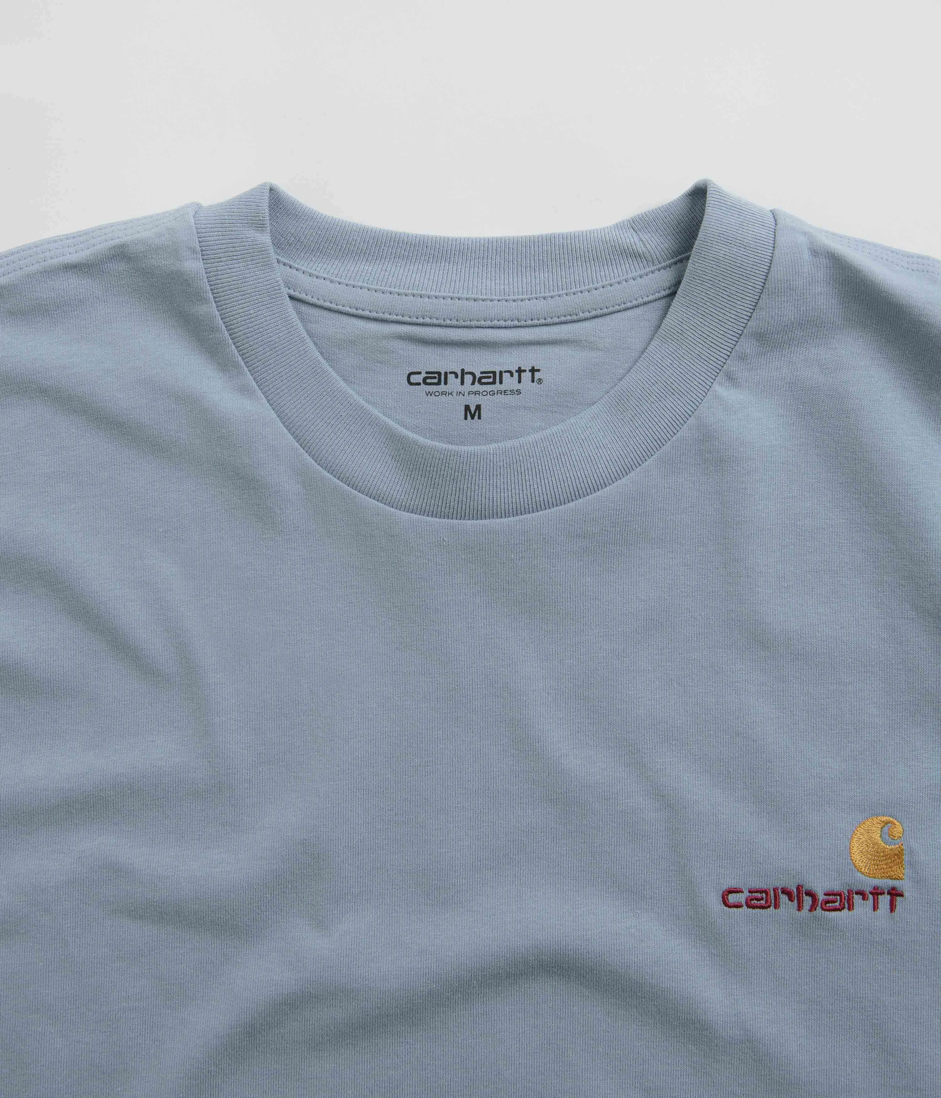 Carhartt American Script T-Shirt - Frosted Blue