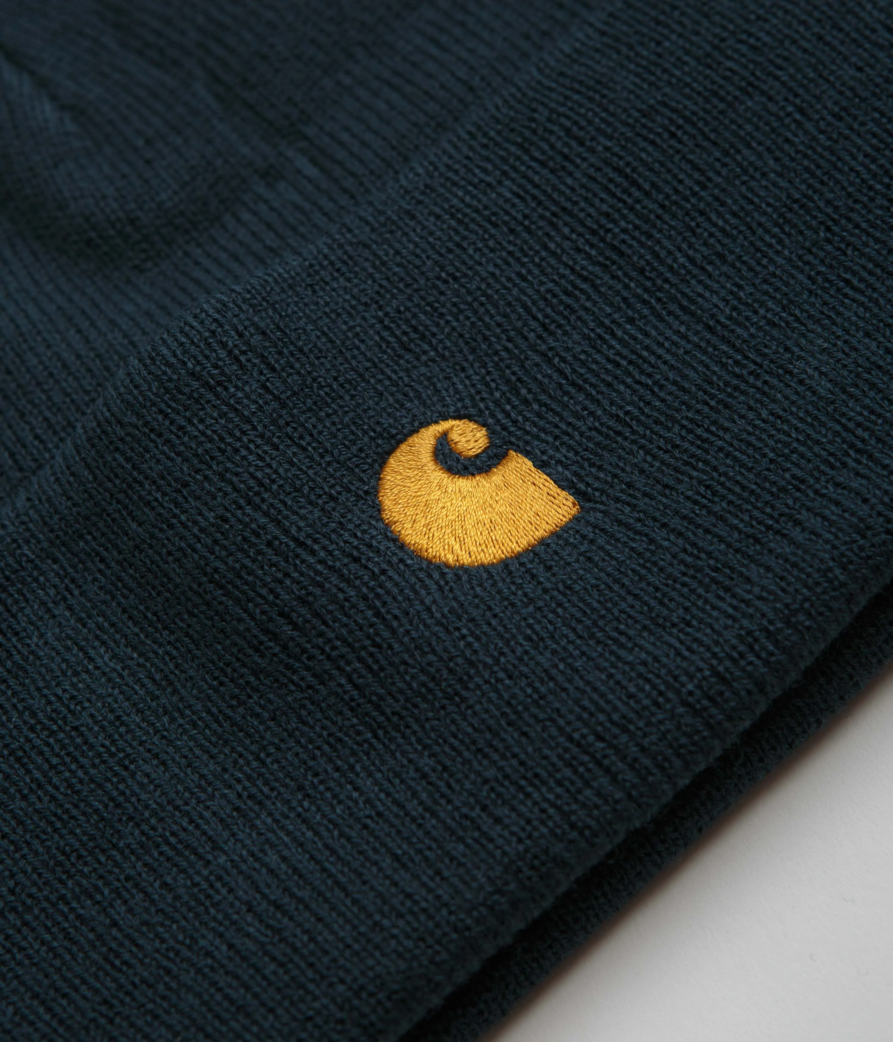 Carhartt Chase Beanie - Duck Blue / Gold