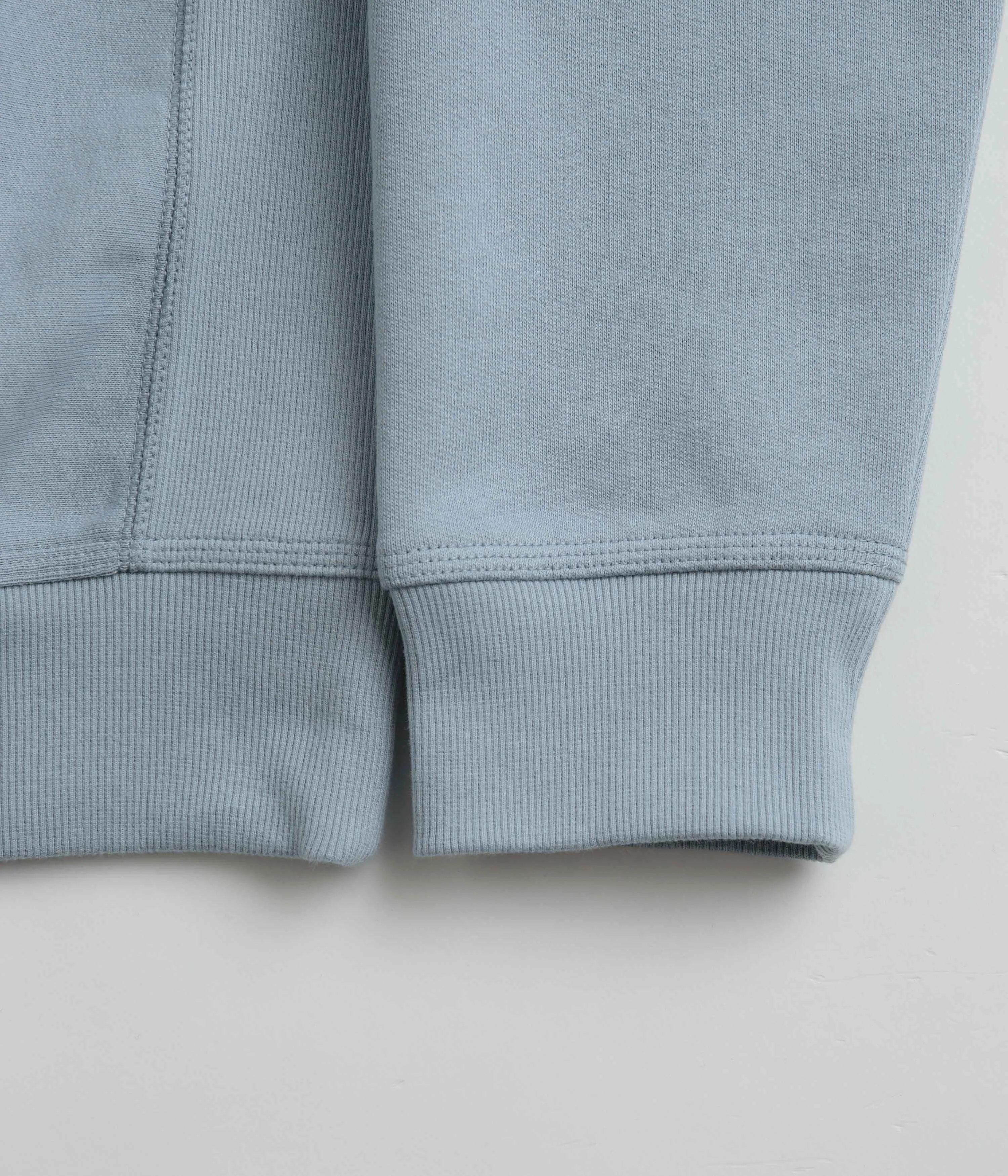 Carhartt Half Zip American Script Sweatshirt - Frosted Blue