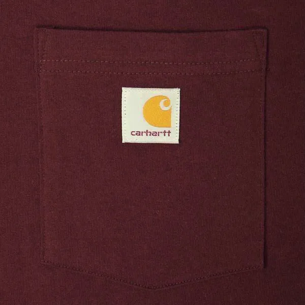 Carhartt K87 Oversized Pocket Tee Maroon