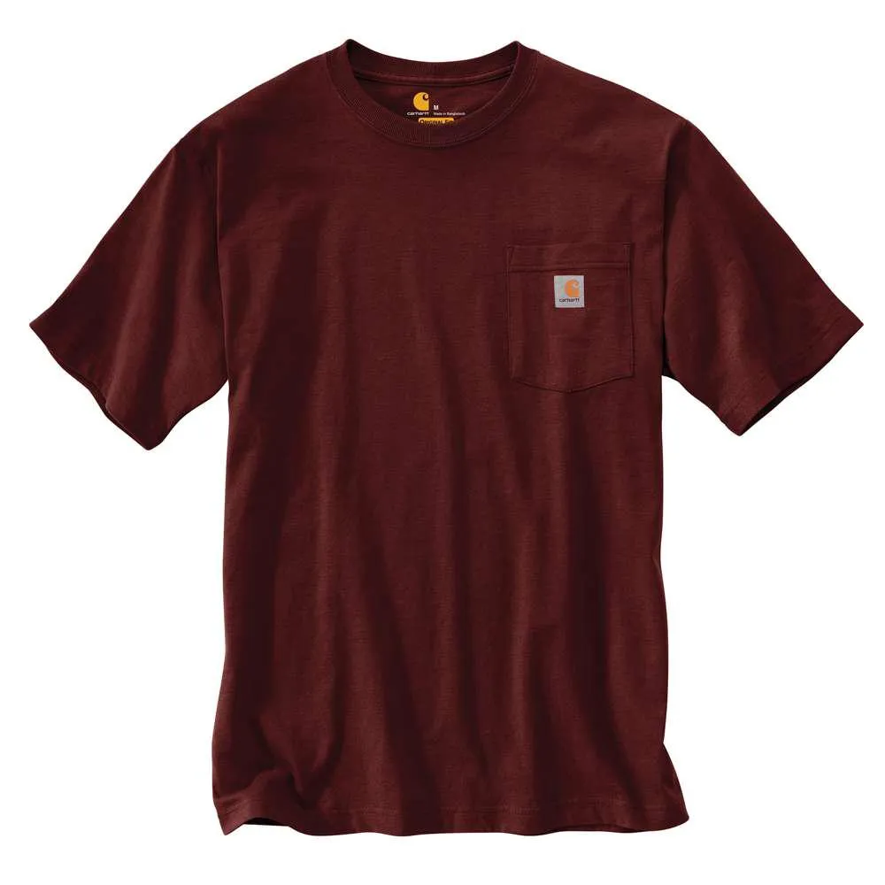 Carhartt K87 Oversized Pocket Tee Maroon