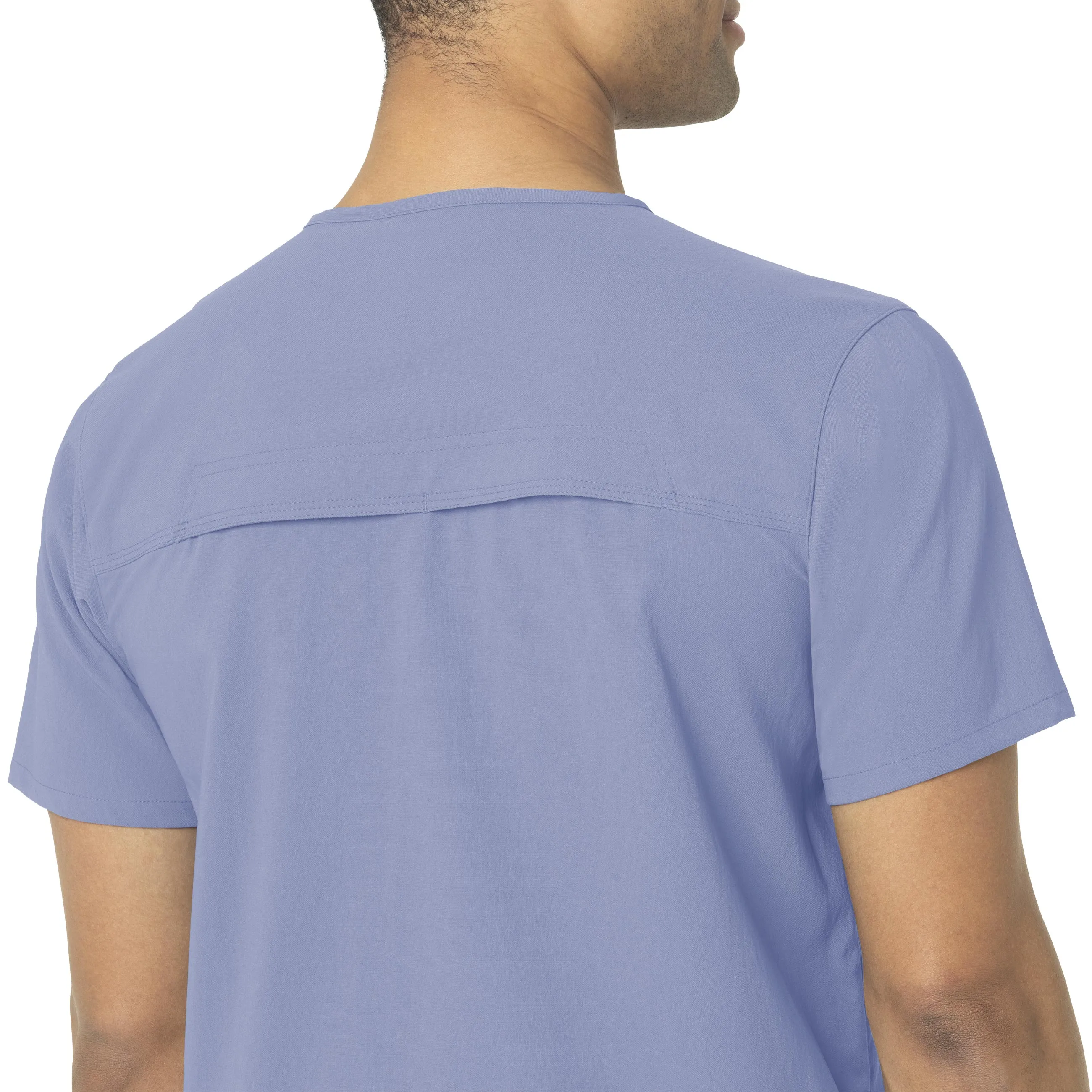 Carhartt Rugged Flex Peak Men's Tuck-In Scrub Top - Ceil Blue