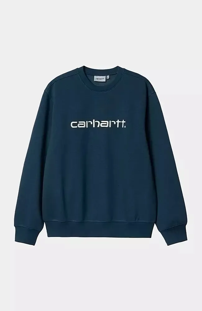 Carhartt Sweatshirt Squid Blue