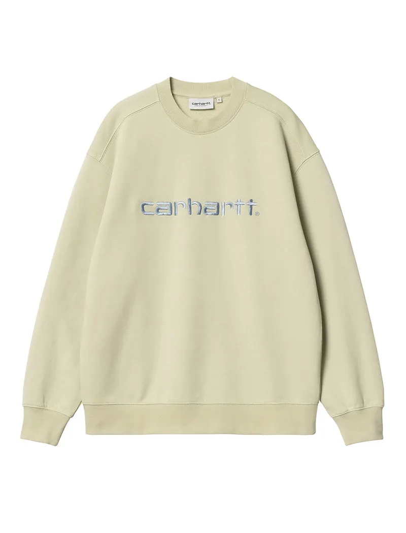 Carhartt WIP Womens Sweat Beryl / Frosted Blue