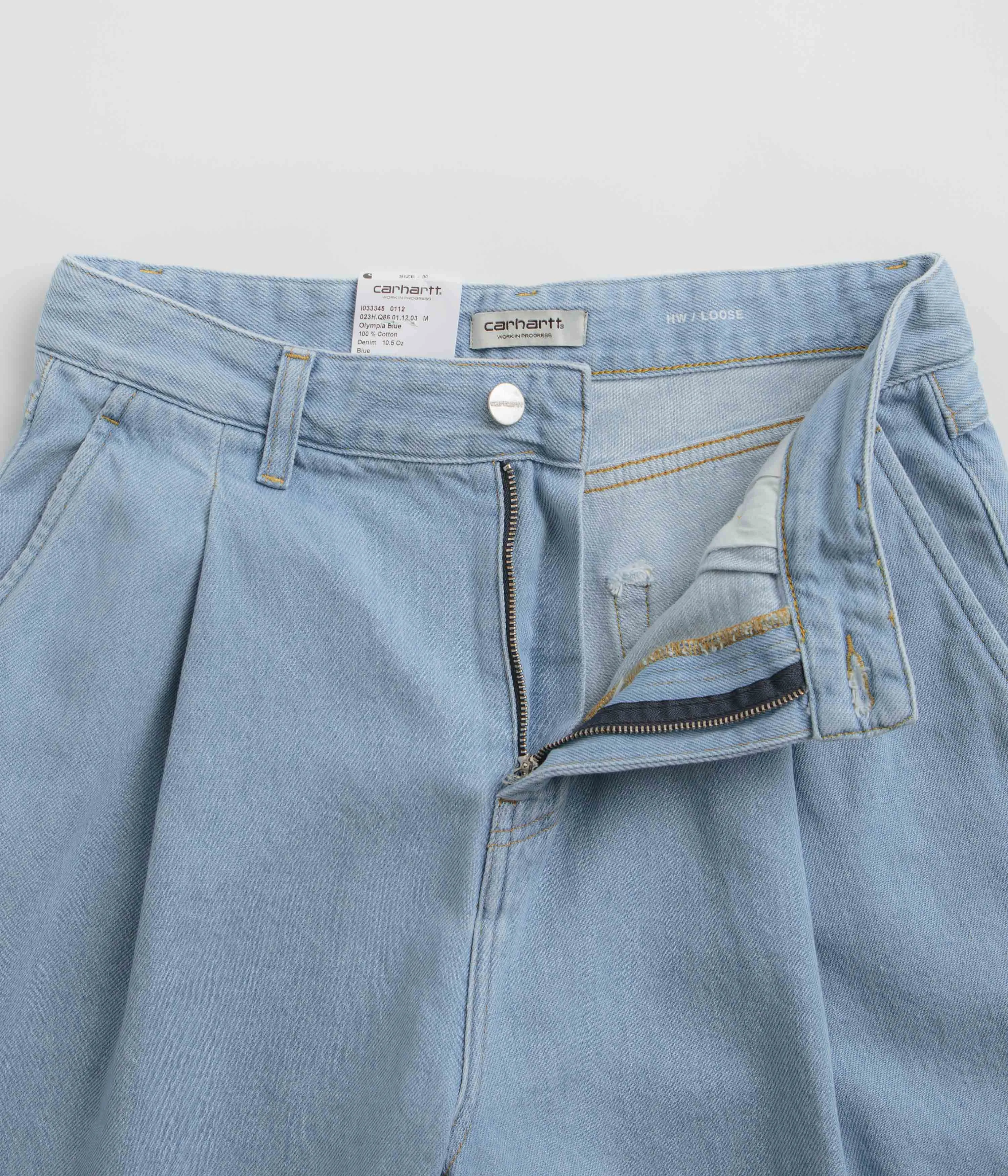 Carhartt Womens Alta Shorts - Stone Bleached Blue