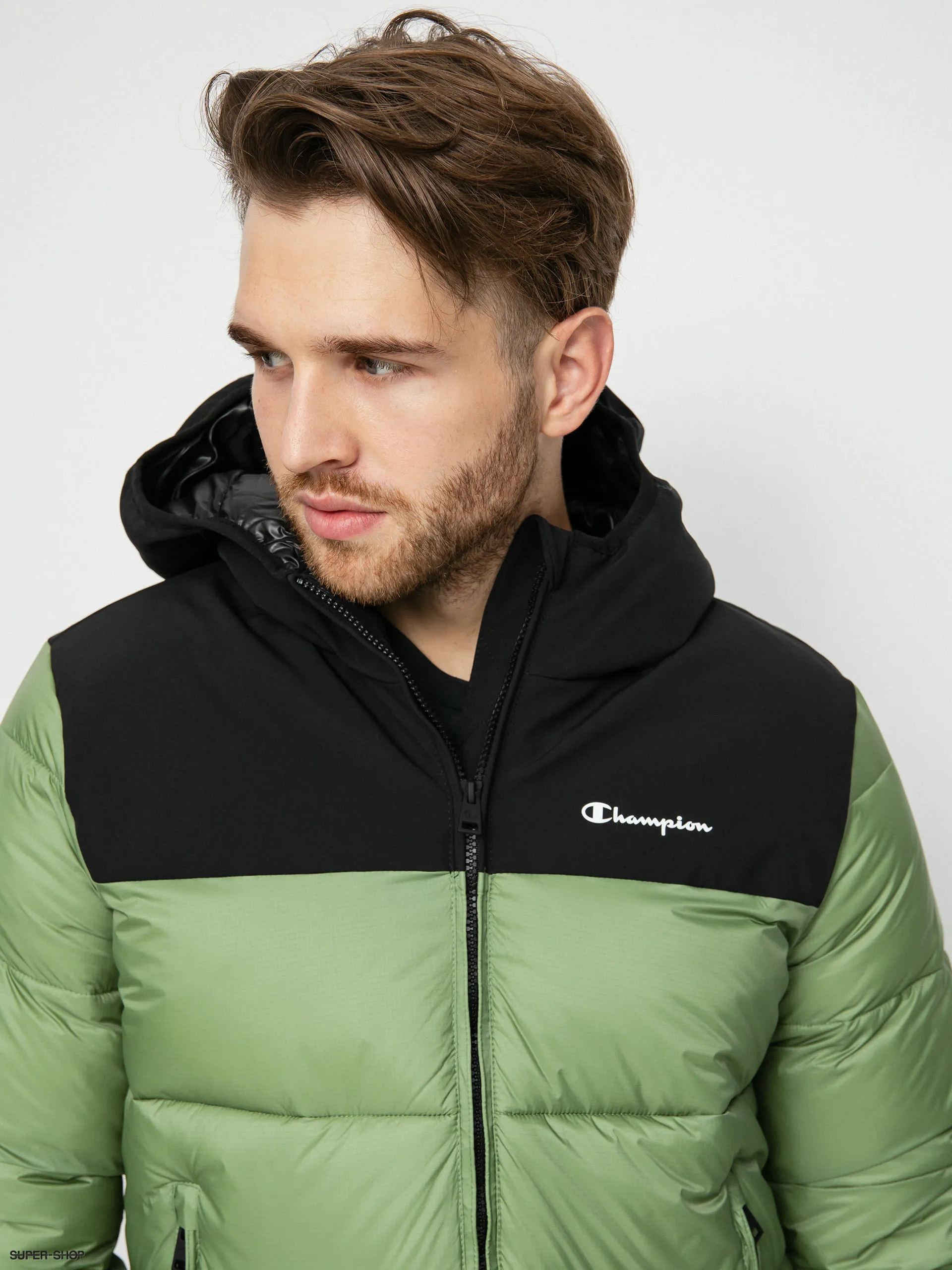 Champion Legacy Hooded Jacket 218080 Jacket (sgr/nbk)