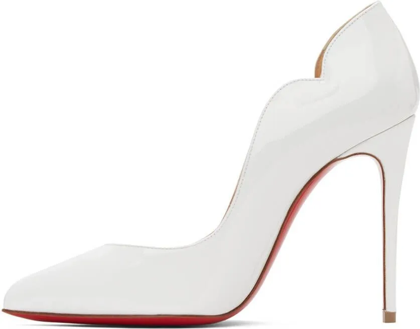 Christian Louboutin White Hot Chick 100mm Heels