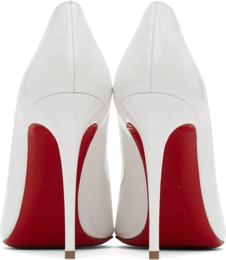 Christian Louboutin White Hot Chick 100mm Heels