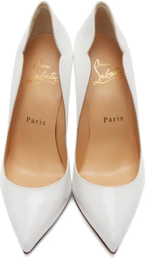 Christian Louboutin White Hot Chick 100mm Heels