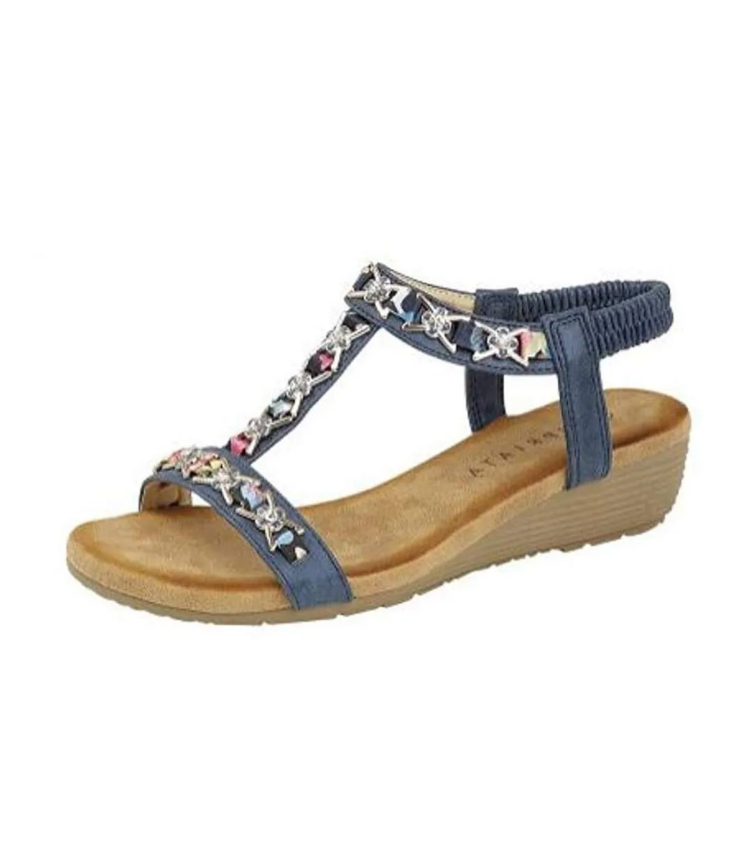 Cipriata Womens/Ladies Lia Sandals (Blue) - UTDF1557