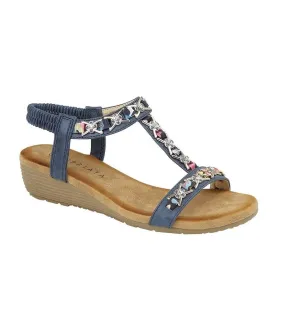 Cipriata Womens/Ladies Lia Sandals (Blue) - UTDF1557