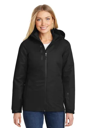 Custom Embroidered - Port Authority Ladies Vortex Waterproof 3-in-1 Jacket. L332