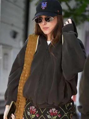 Dakota Johnson Materialists Black Hoodie - New American Jackets