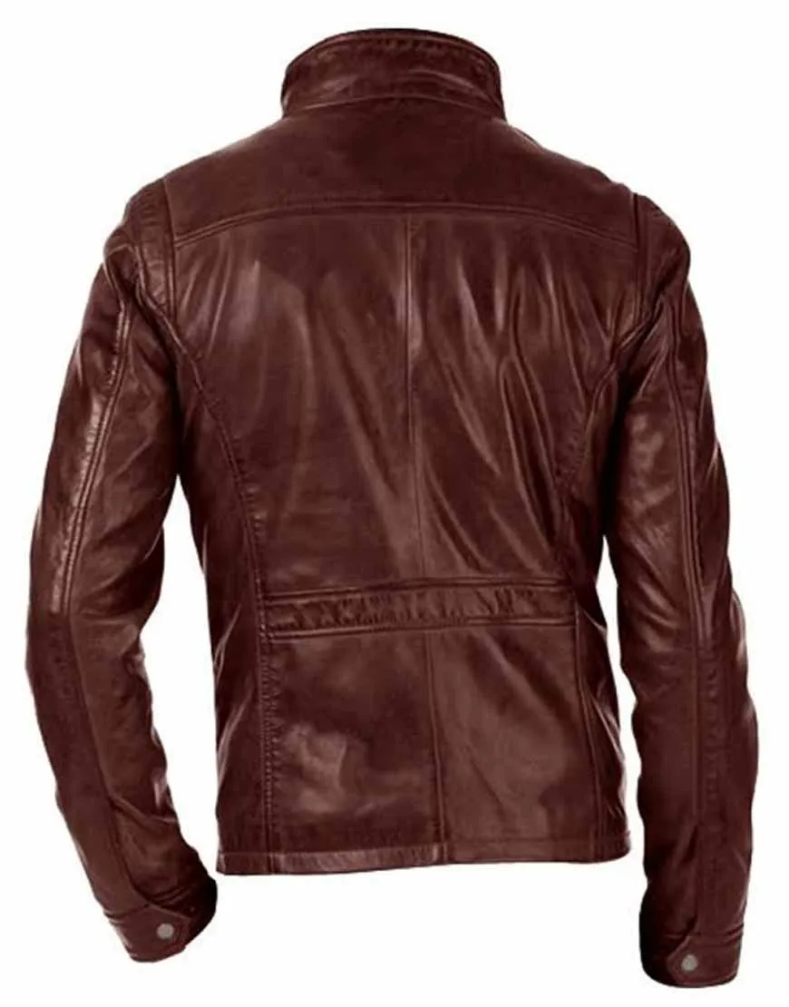 David Ramsey Arrow John Diggle Brown Leather Jacket - UJackets