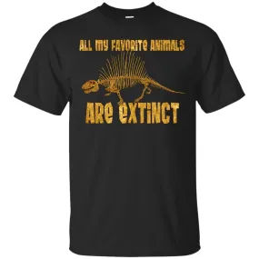 DINOSAUR - All My Fav Animals Are Extinct  Dimetrodon T Shirt & Hoodie