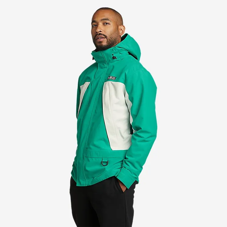 Eddie Bauer EBTek Shell Waterproof Rain Jacket - Lt Emerald