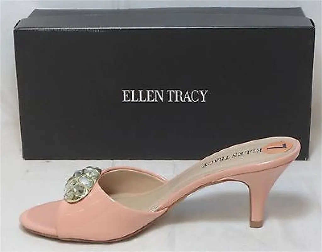 ELLEN TRACY Women's Kerry Slides - Powder/Pink - Multi Sz NIB - MSRP $55