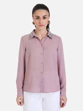 Embelished Collar Shirt