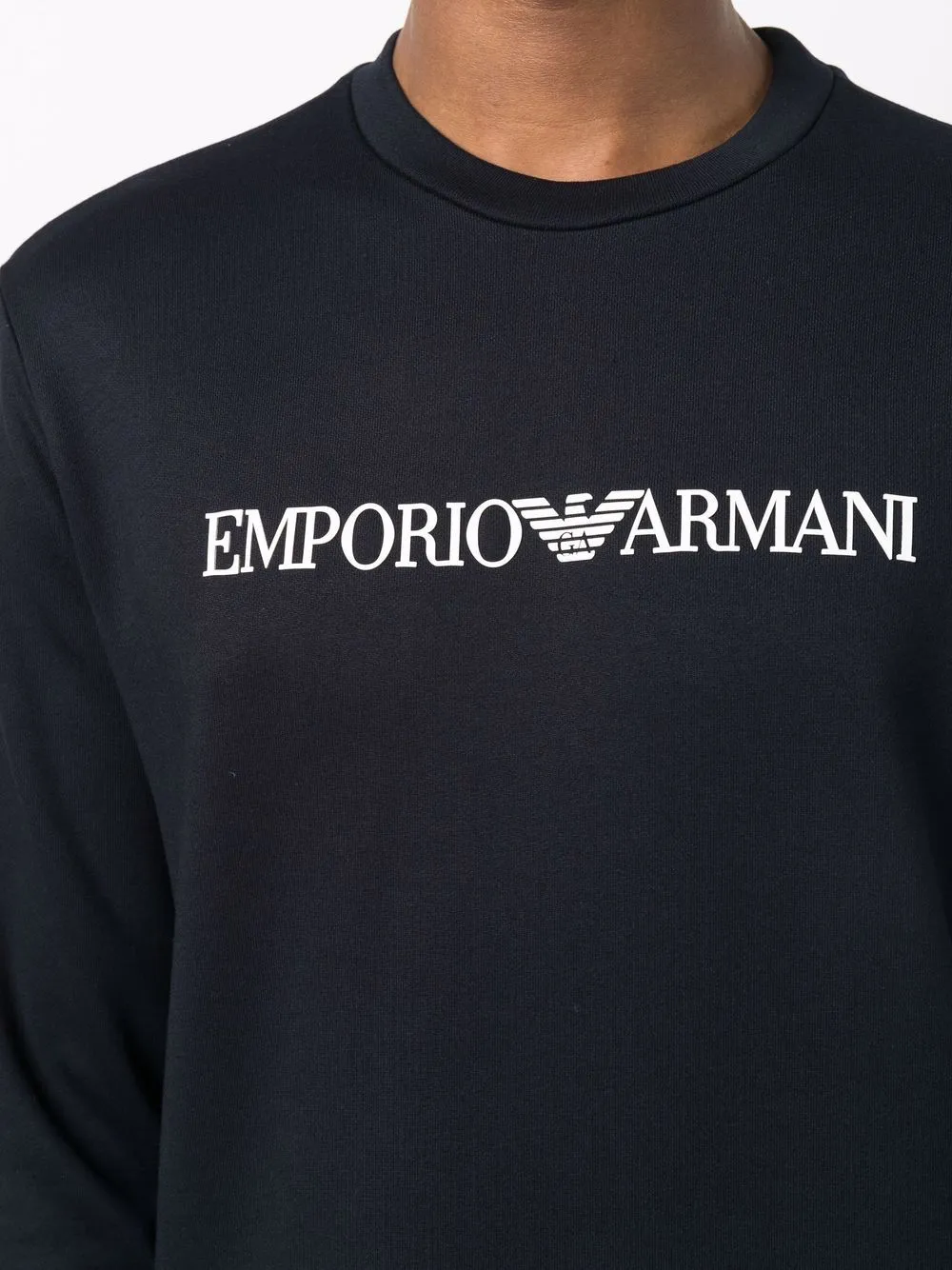 Emporio Armani Sweaters Blue