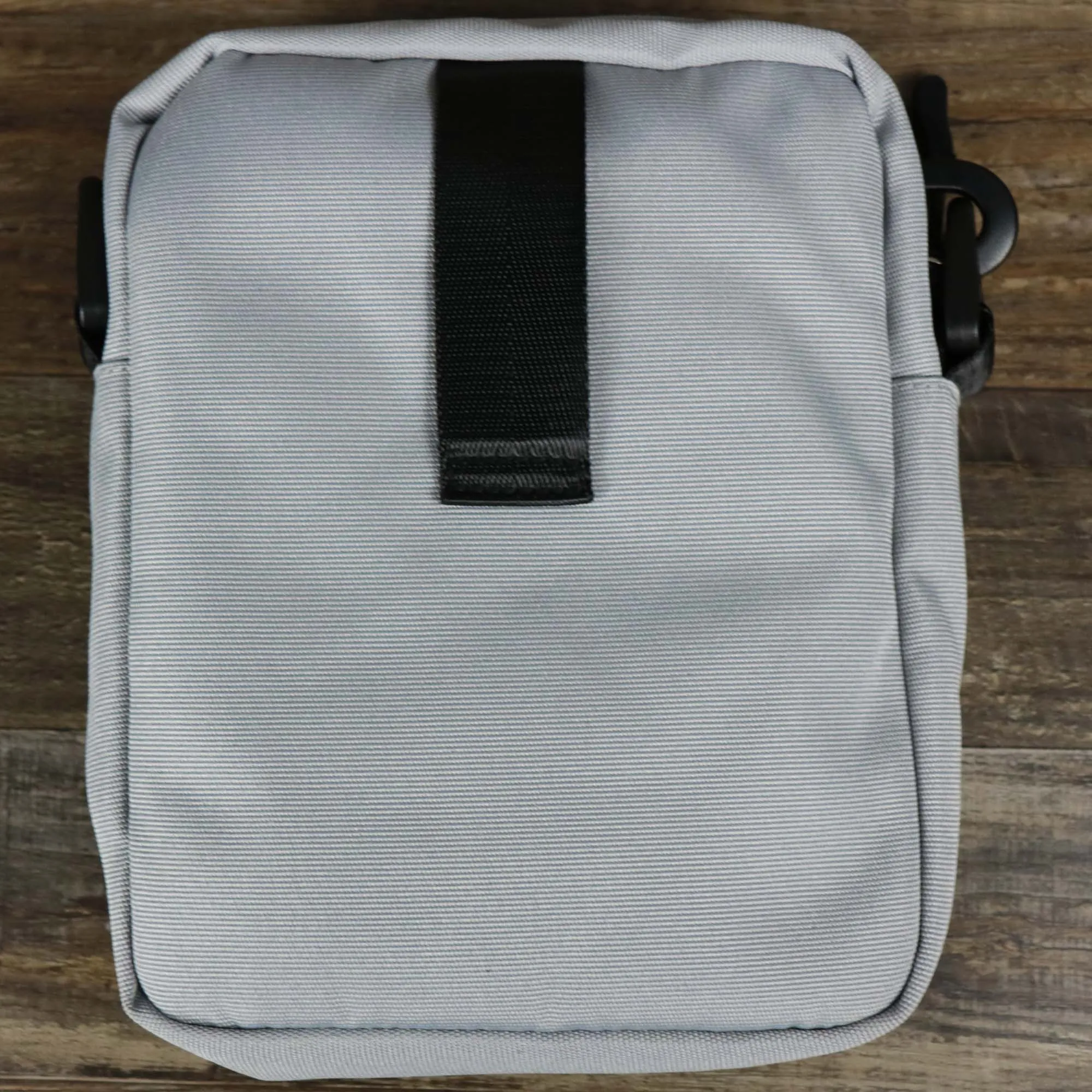 Essential Nylon Shoulder Bag Streetwear with Mesh Pocket | Official Gray