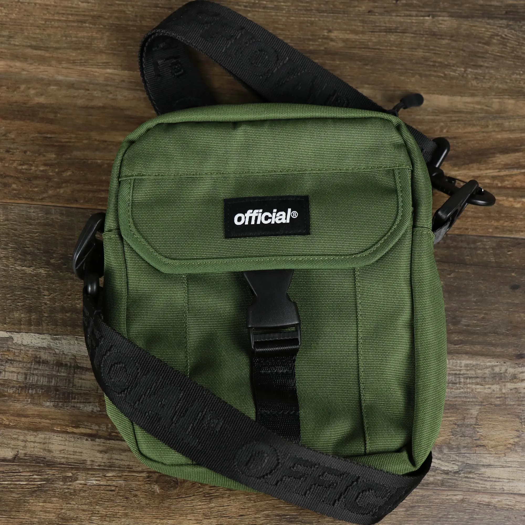 Essential Nylon Shoulder Bag Streetwear with Mesh Pocket | Official Olive