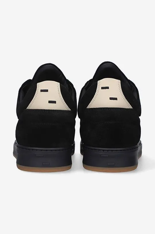 Filling Pieces suede sneakers Low Top Ripple Suede black color 25122791861