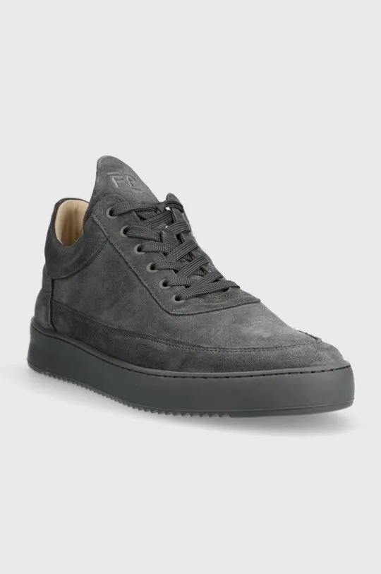 Filling Pieces suede sneakers Low Top Suede gray color 10122791850