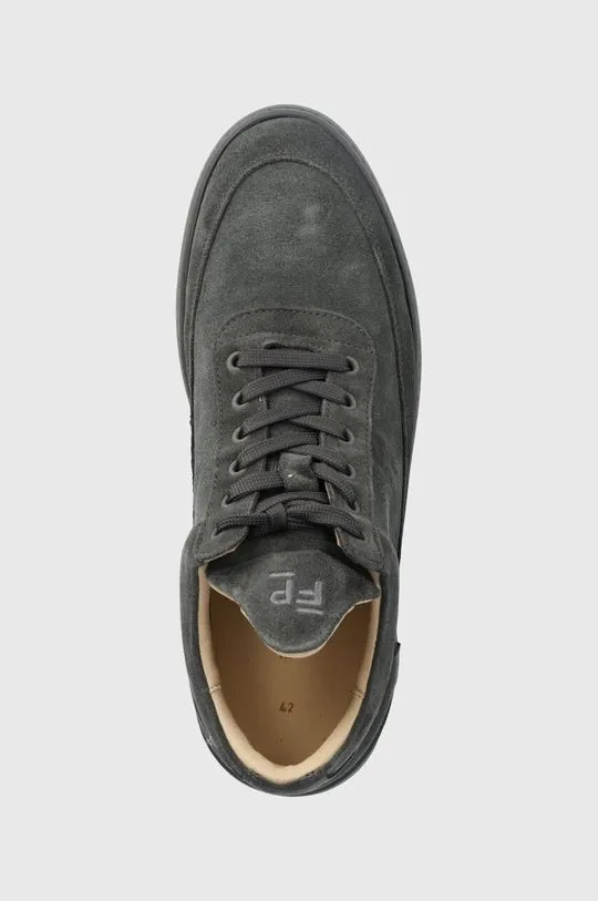 Filling Pieces suede sneakers Low Top Suede gray color 10122791850