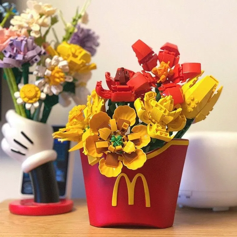 French Fries Box Vase Objet