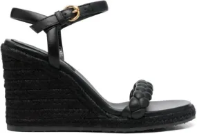 Gianvito Rossi Cruz 110mm wedge sandals Black