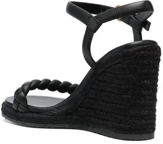 Gianvito Rossi Cruz 110mm wedge sandals Black