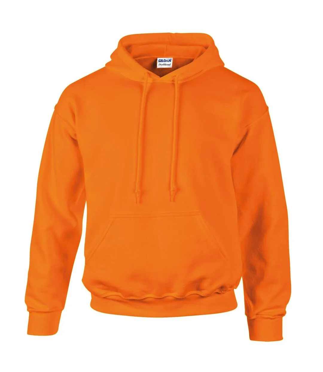 Gildan Heavyweight DryBlend Adult Unisex Hooded Sweatshirt Top / Hoodie (13 Colours) (Safety Orange) - UTBC461