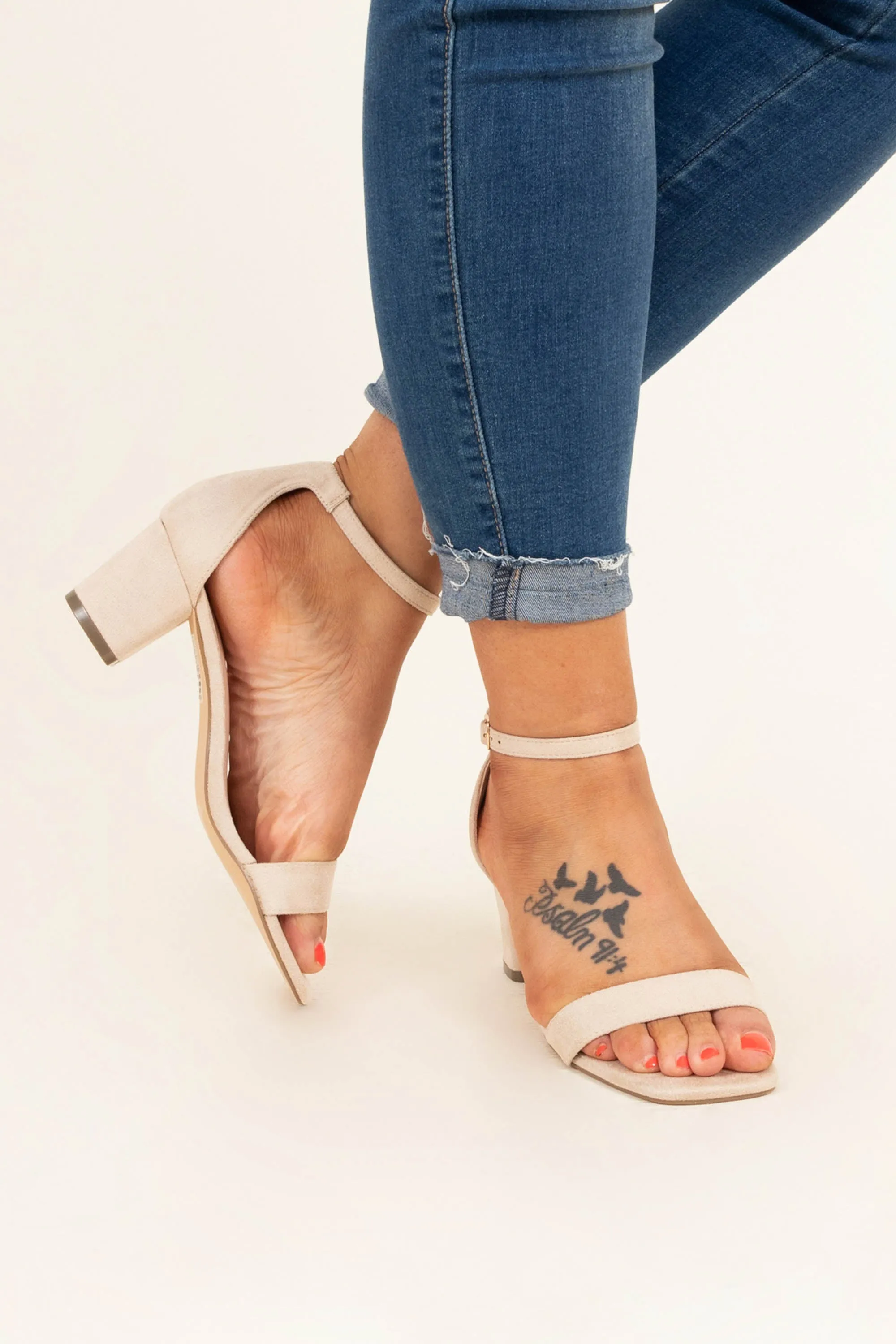 Girl Boss Power Heels, Nude