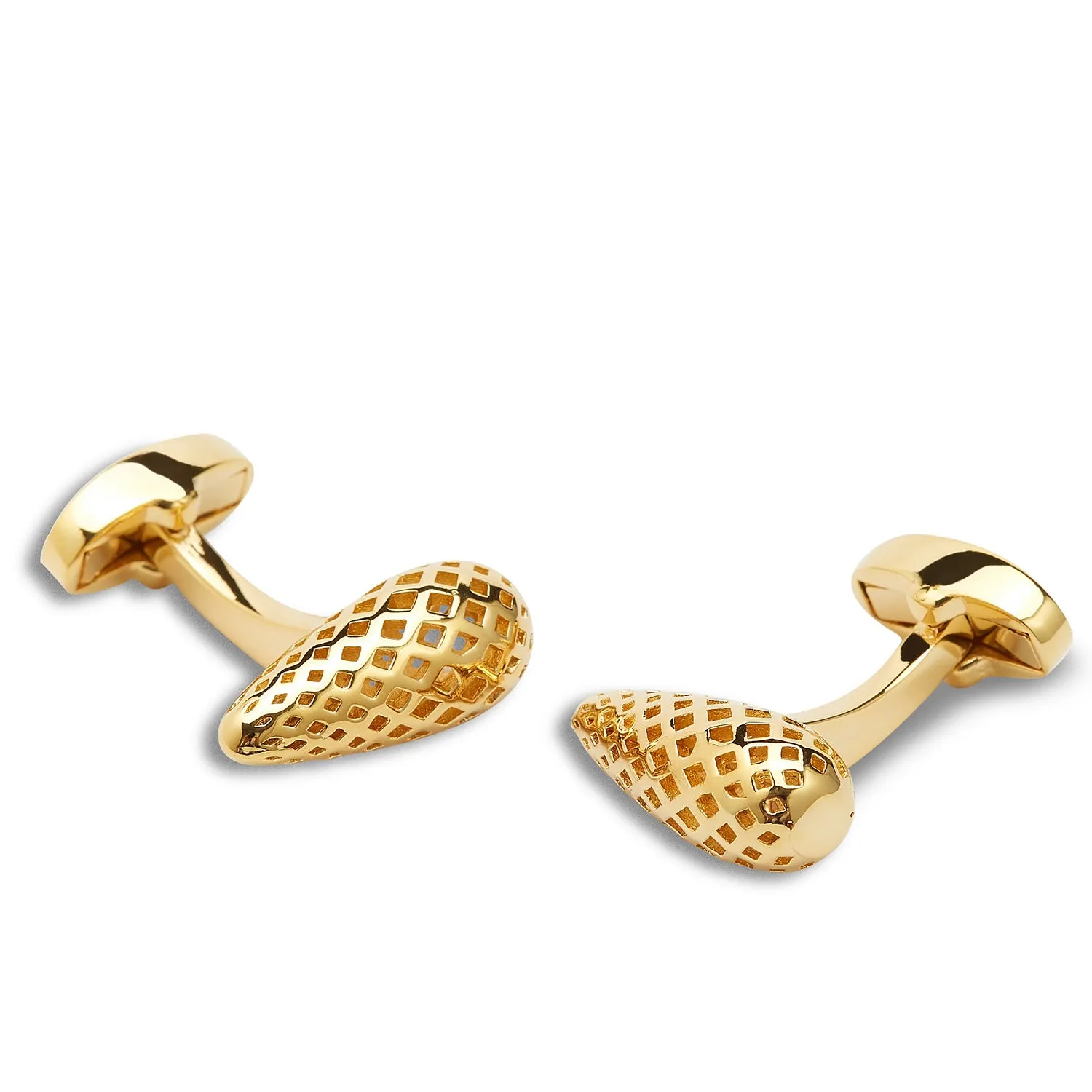 Gold Dragon Egg Cufflinks