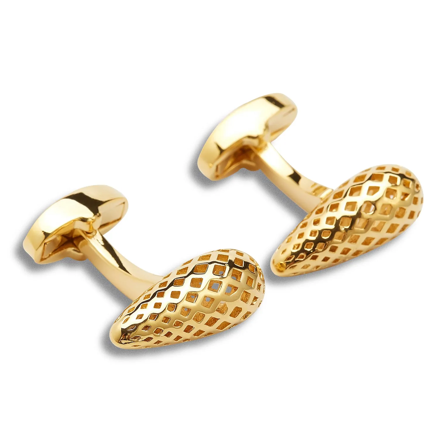 Gold Dragon Egg Cufflinks